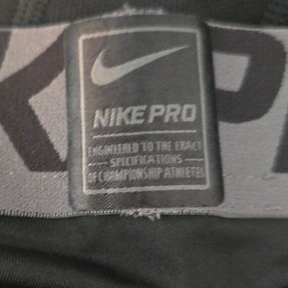 Nike Pro Dri-Fit Compression Black Men's Athletic Leggings L - Picture 3 of 5